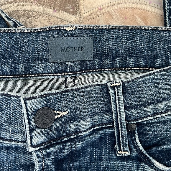 Mother Mid Rise Dazzler Ankle Fray in Weekend Warrior Wash Size 31 - Picture 5 of 7